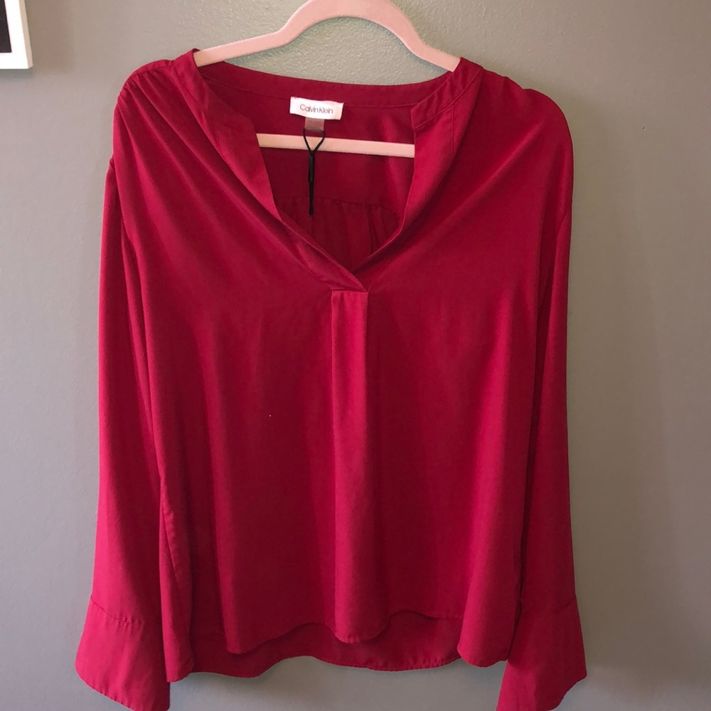 Calvin Klein long sleeve blouse
